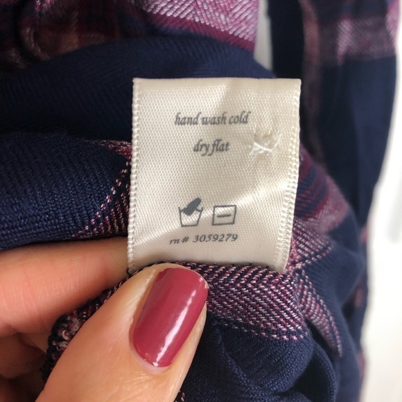 New Francesca’s Alisha Plaid Button Down Top - Picture 9 of 11